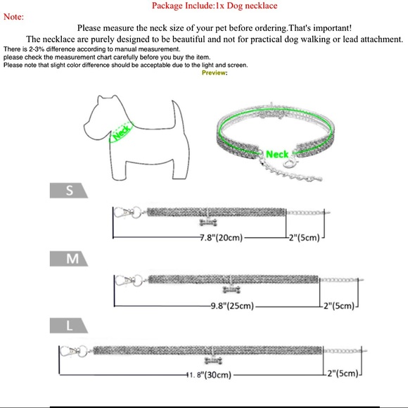 Glam Dog Necklace - Picture 2 of 2